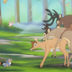 Illustration for article titled For $4000, you too can own a painting of Bambi witnessing a threesome